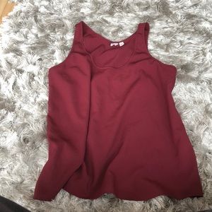 Basic maroon cami